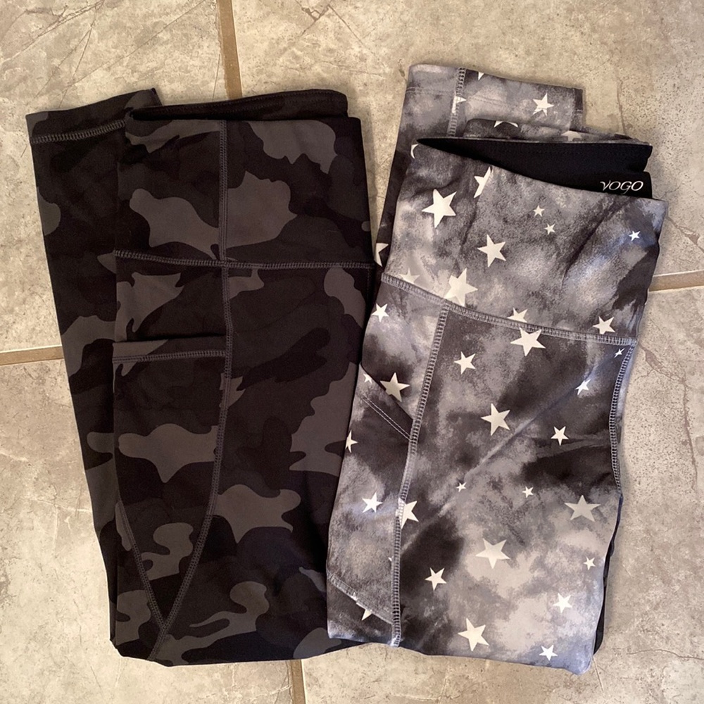 2 bundle cropped M leggings